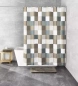 Zasłona prysznicowa Kleine Wolke Check Taupe
