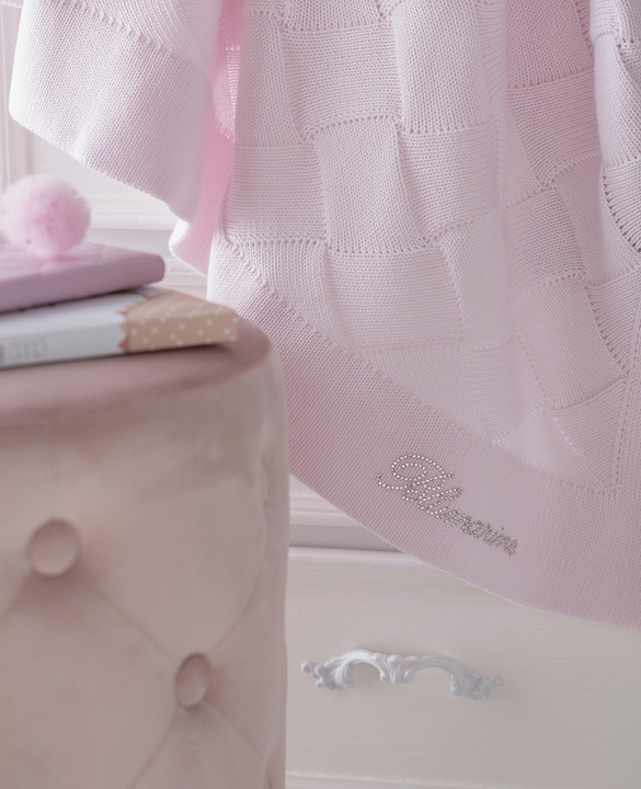 Kocyk dziecięcy Blumarine Beba White