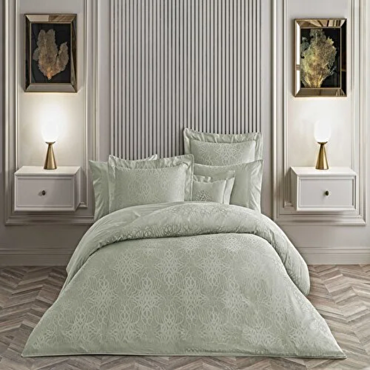 Komplet pościeli żakardowej Valeron Valois Khaki