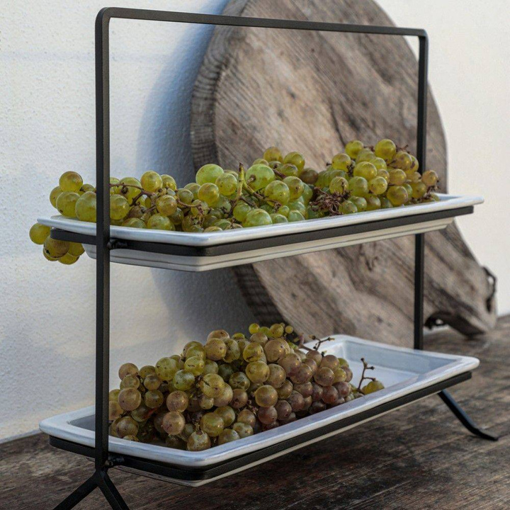 Tacka prostokątna Costa Nova Plano White 37 cm