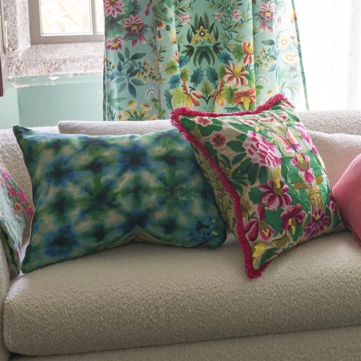 Poduszka dekoracyjna Designers Guild Shibori Emerald