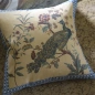 Poduszka dekoracyjna John Derian Peacock Toile Sepia