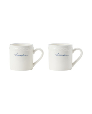 Zestaw kubków do espresso Lexington Blue 0,1 l