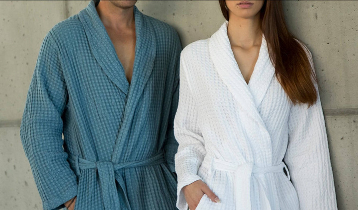 Szlafrok Abyss & Habidecor Pousada Robe Linen