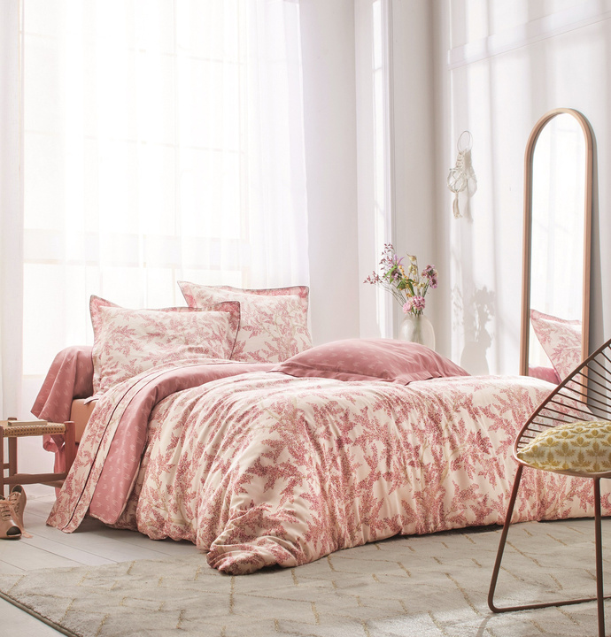 Poszewka satynowa Sanderson Broceliande Framboise