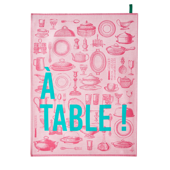 Ściereczka kuchenna Le Jacquard Français À Table Pink