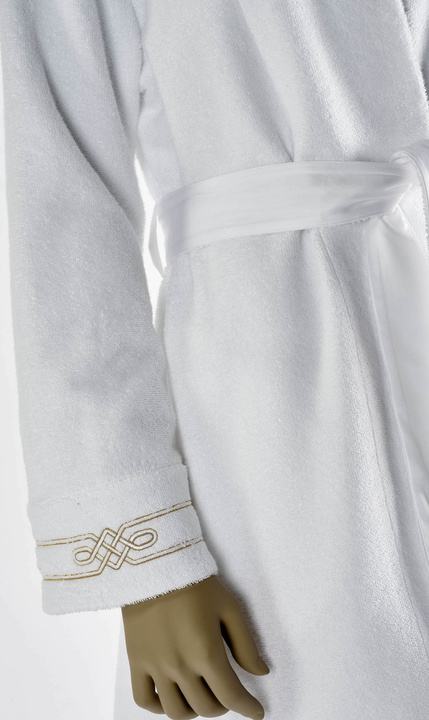 Szlafrok Abyss & Habidecor Spencer White/Gold