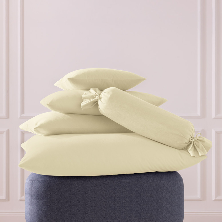 Poszewki z bawełny egipskiej Estella Feinjersey Beige