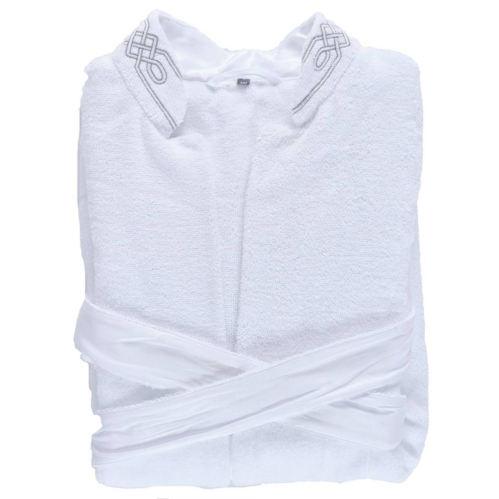 Szlafrok Abyss & Habidecor Spencer White/Silver