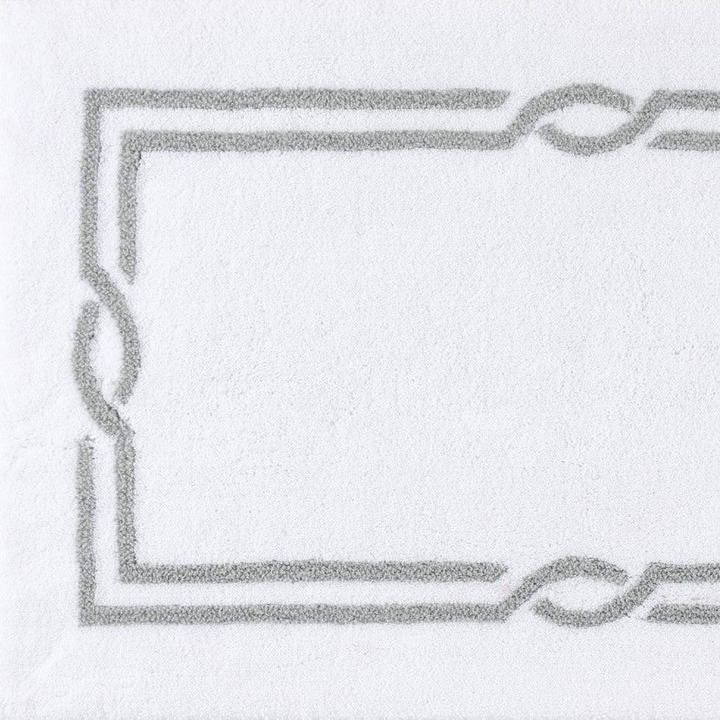 Dywanik Abyss & Habidecor Cross White/Silver