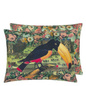 Poduszka dekoracyjna John Derian Toucan Floral Sepia