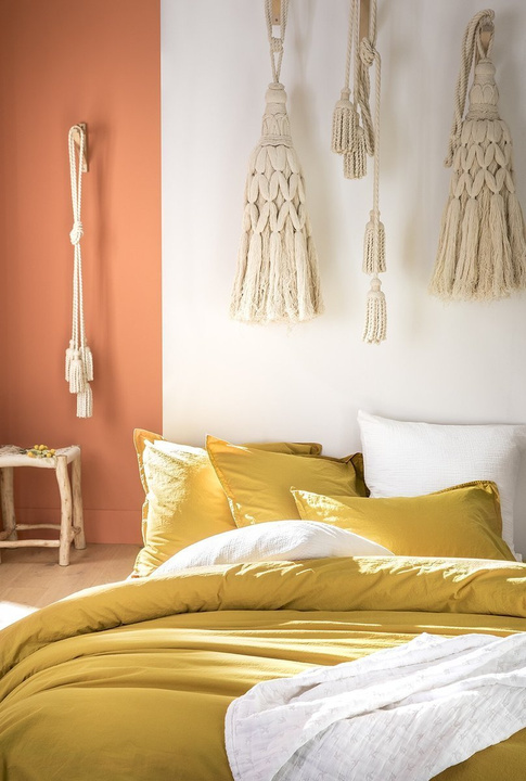 Poszewka bawełniana Essix Soft Line Curry