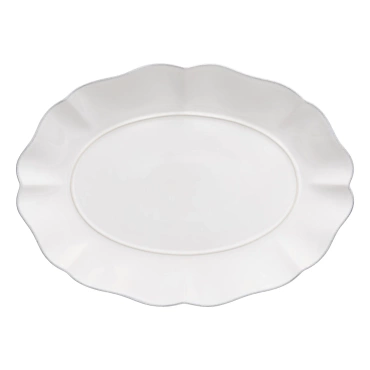 Taca owalna Costa Nova Rosa White 40 cm