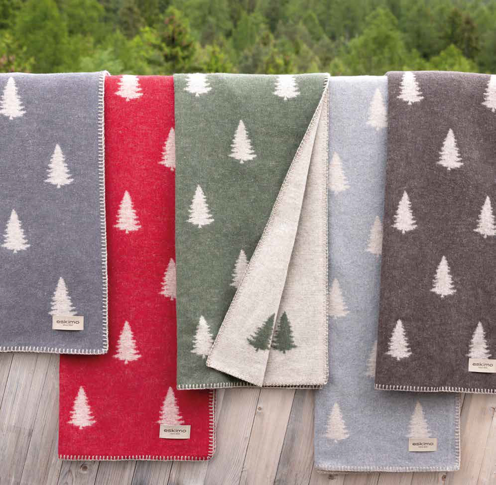 Pled bawełniany Eskimo Pina Olive