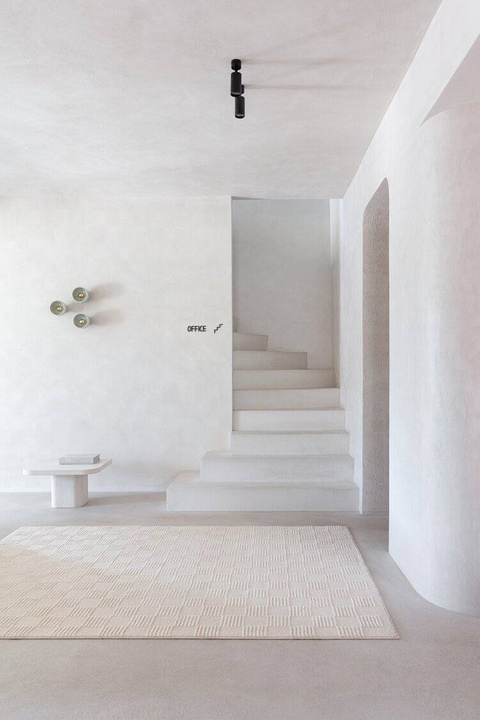 Dywan ręcznie tkany Ligne Pure Check Grey