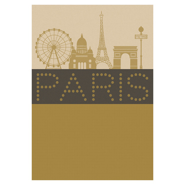 Ściereczka kuchenna Le Jacquard Français Paris Lumiere Brown