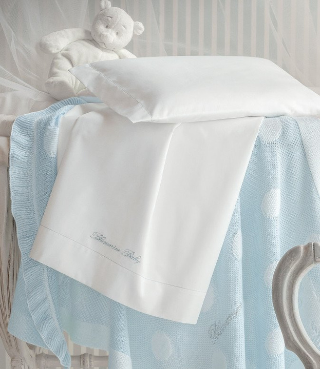 Komplet pościeli dziecięcej do łóżeczka Blumarine Confetto Light Blue