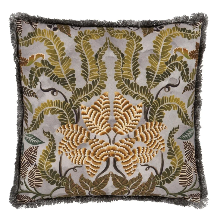 Poduszka dekoracyjna Designers Guild Brocart Decoratif Embroidered Sepia