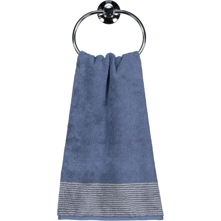 Ręcznik Cawo Luxury Home Two-Tone Nachtblau