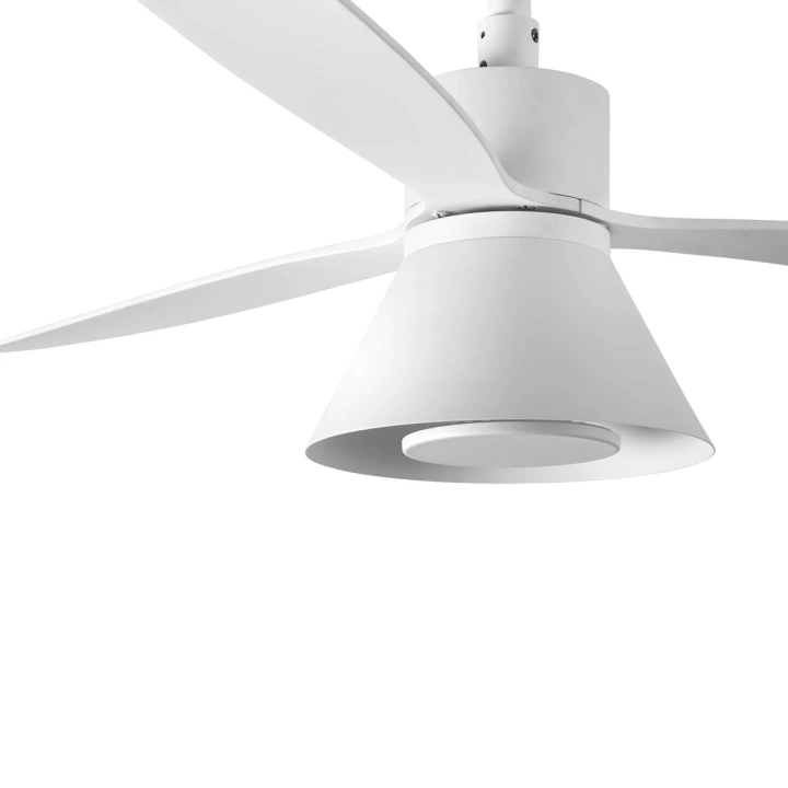 Wentylator sufitowy Faro Barcelona Amelia L Grey Cone LED Fan DC