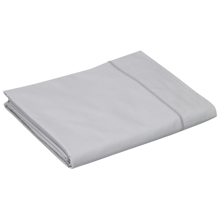 Pościel perkalowa Blanc Des Vosges Uni Szara