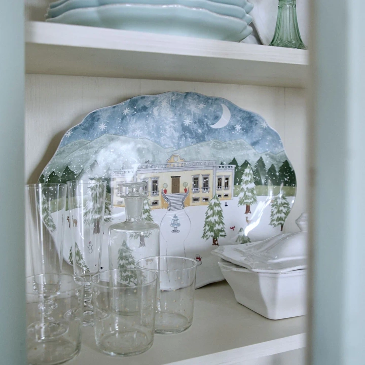 Talerz owalny Costa Nova The Nutcracker 50 cm