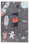 Dywan dziecięcy Obsession Greta 600 Space Grey