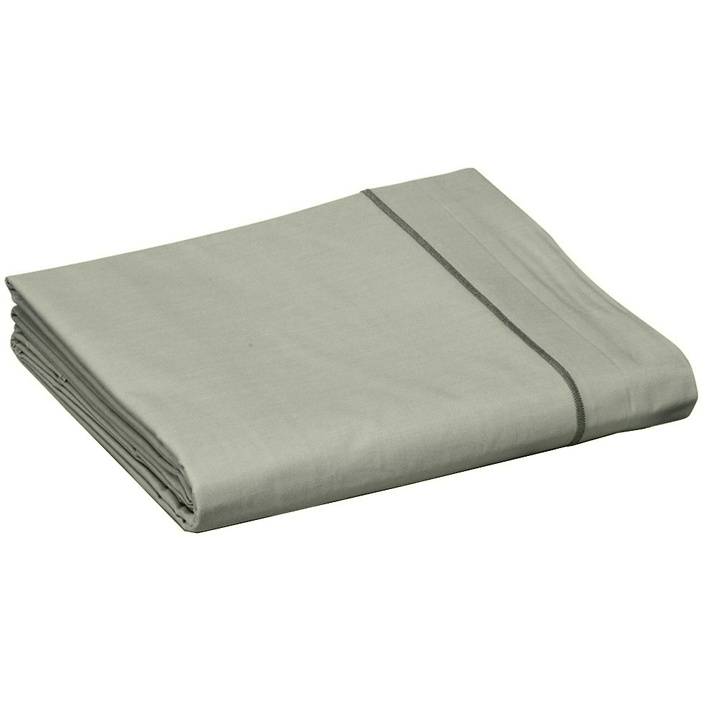 Pościel perkalowa Blanc Des Vosges Uni Oliwkowa