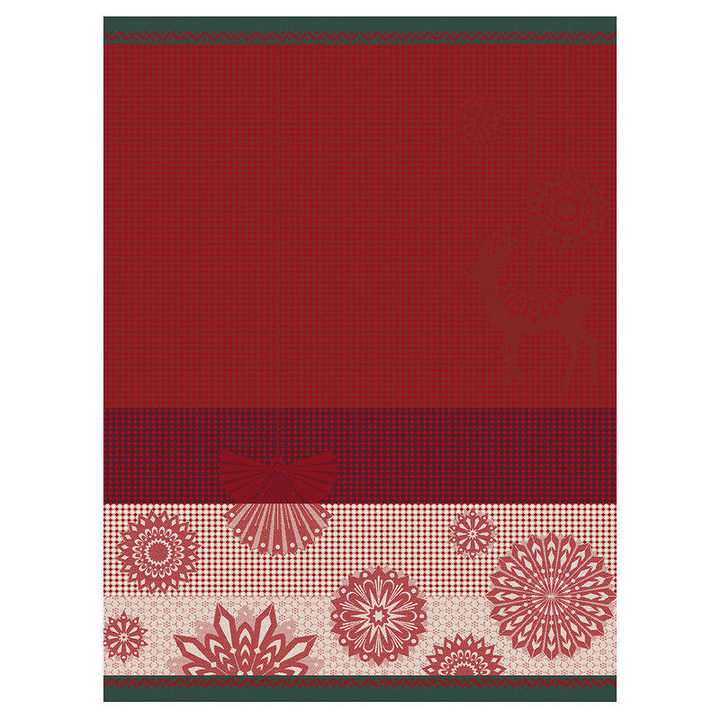 Ręcznik kuchenny Le Jacquard Français Lumières d'étoiles Red