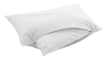 Poduszka puchowa Swiss Dream Classic 90 Piuma Pillow (90% puch, 100% tkanina bawełniana)