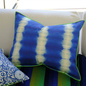 Poduszka dekoracyjna Designers Guild Outdoor Odisha Cobalt