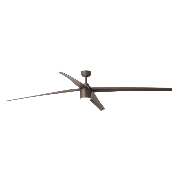 Wentylator sufitowy Faro Barcelona Attos LED XL Brown fan DC SMART