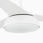 Wentylator sufitowy Faro Barcelona Vulcano L LED White fan DC