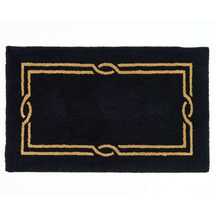 Dywanik Abyss & Habidecor Cross Black/Gold