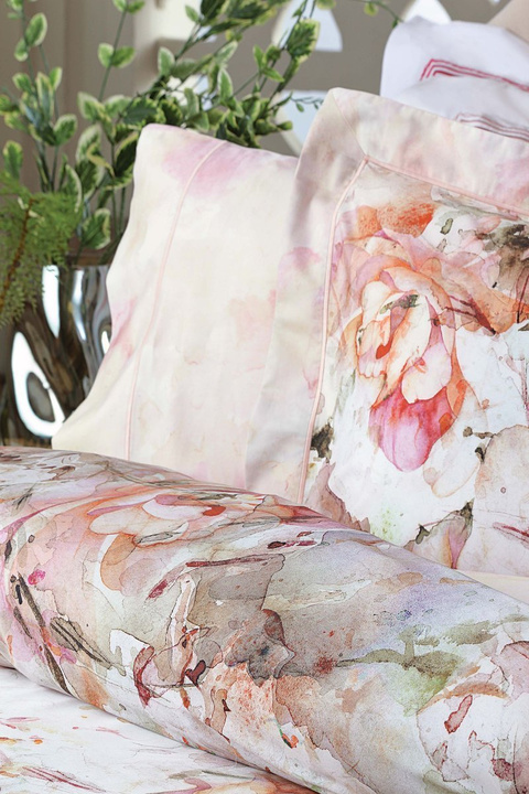 Prześcieradło satynowe ze ściągaczem Valeron Giardina