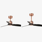 Wentylator sufitowy Faro Barcelona Just Fan XS Copper/black DC