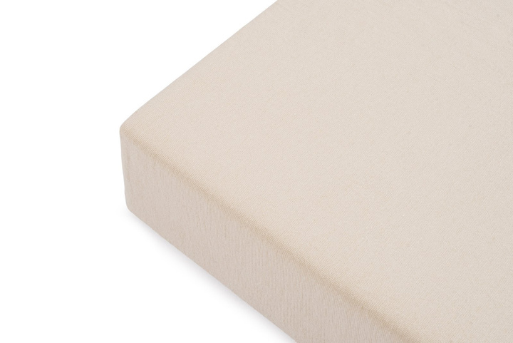 Prześcieradło jersey luxury ze ściągaczem Basic Piaskowe