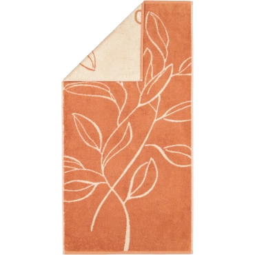 Ręcznik Cawo Atelier Floral Kupfer