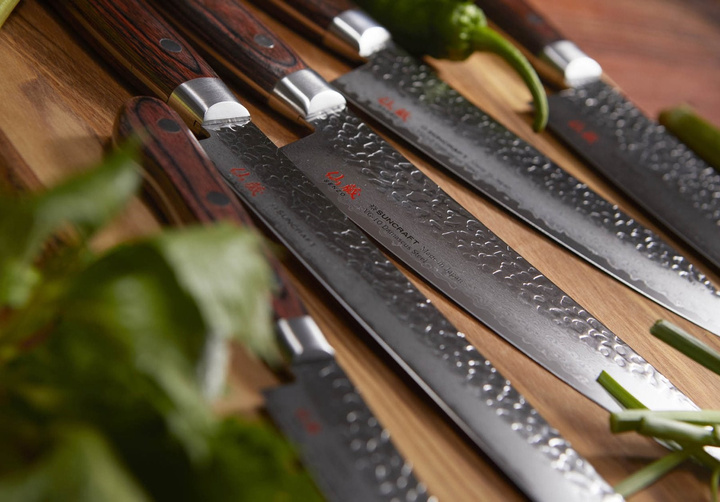 Nóż kuchenny ze stali damasceńskiej Suncraft Senzo Universal Boning 165 mm