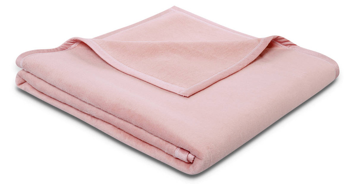 Koc bawełniany Biederlack Cotton Sense Rosenholz