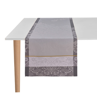 Bieżnik bawełniany Le Jacquard Français Voyage Iconique Grey
