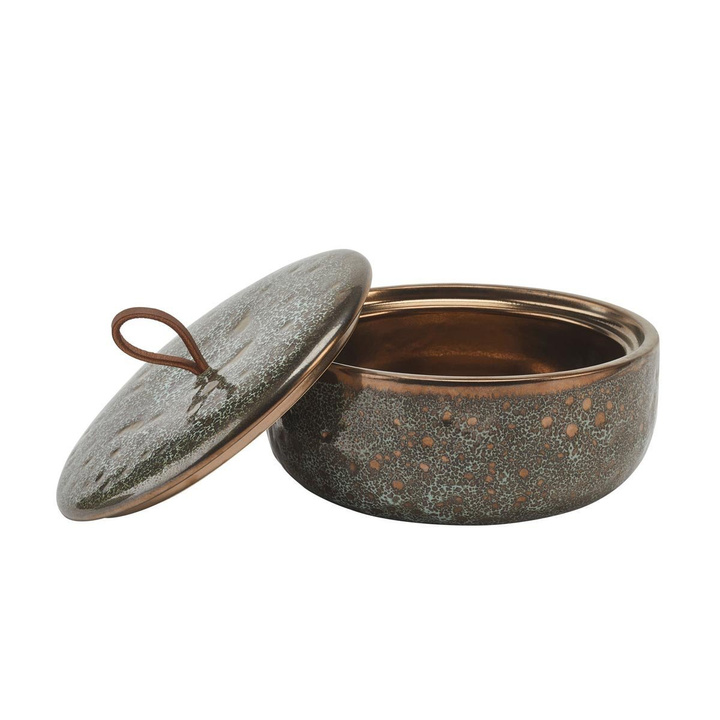Miska z pokrywką Aquanova UGO Vintage Bronze