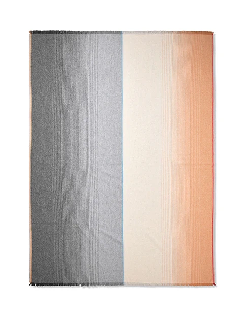 Pled wełniany Elvang Carte Black-Brown