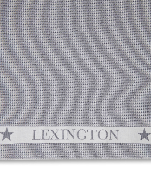 Ręcznik kuchenny Lexington Waffle White/Silver