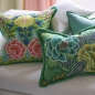 Poduszka dekoracyjna Designers Guild Brera Lino Alabaster & Emerald