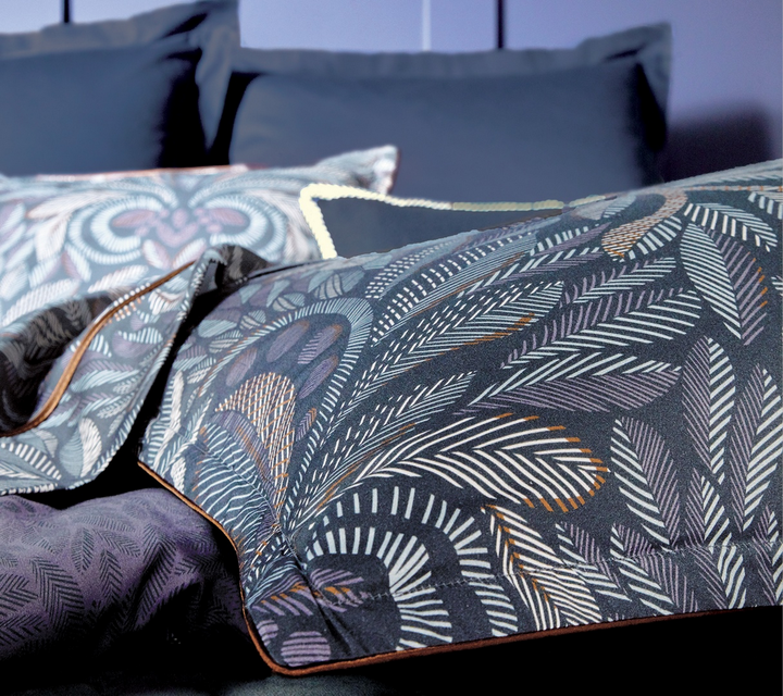 Pościel satynowa Blanc Des Vosges Virtuoso Czarna