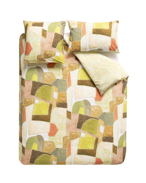 Poszwa perkalowa Designers Guild Clay Collage Terracotta