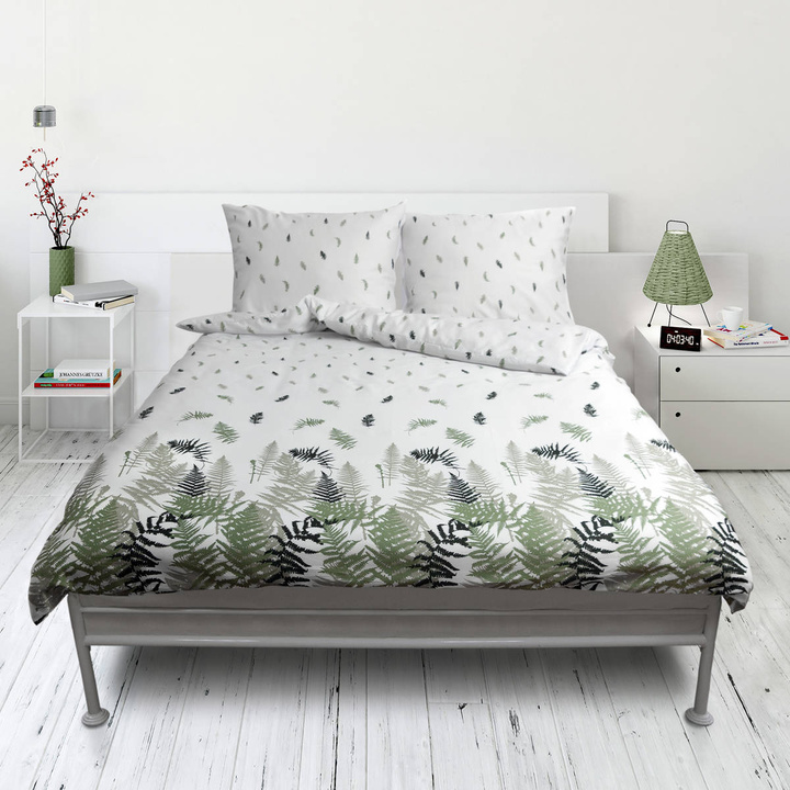 Pościel satynowa Andropol Lauren Fern