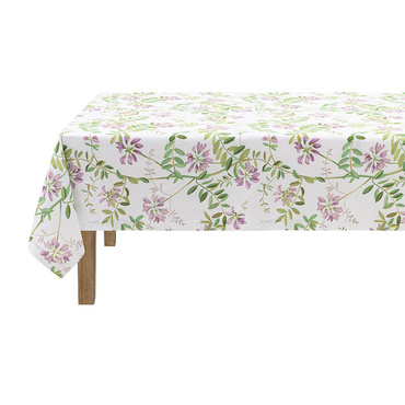 Obrus lniany Le Jacquard Français Pois de senteur Pink