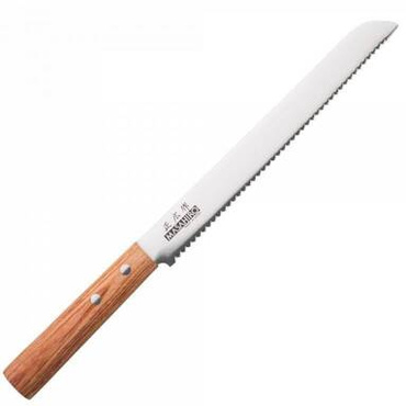 Nóż Masahiro Sankei Bread 210 mm brązowy 